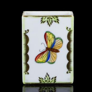 Herend VBO Victoria-patterned box holder