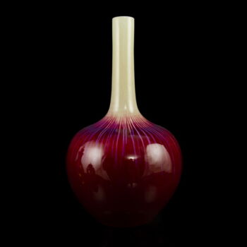 Kínai váza Yao Bian mázzal