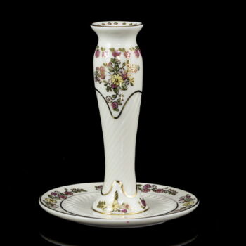 Floral Zsolnay candle holder