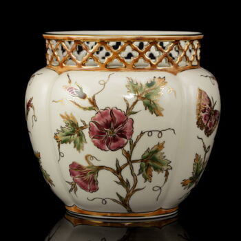 Zsolnay virágkaspó 