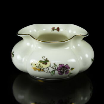 Zsolnay butterfly patterned serving bowl