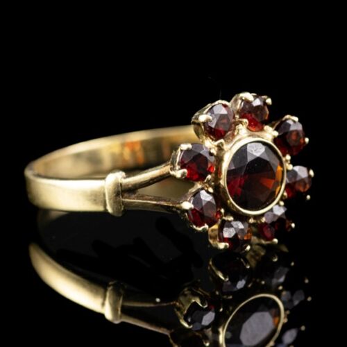 Gránátköves női gyűrű