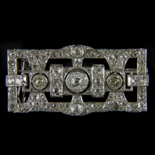 Art deco gyémánt bross