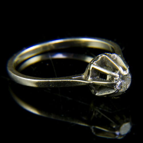 Szoliter gyémántgyűrű (0,18 ct)