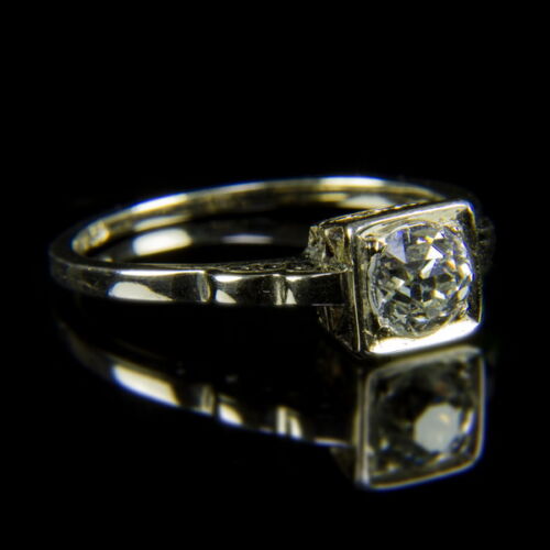 Szoliter briliáns gyűrű 0,85ct