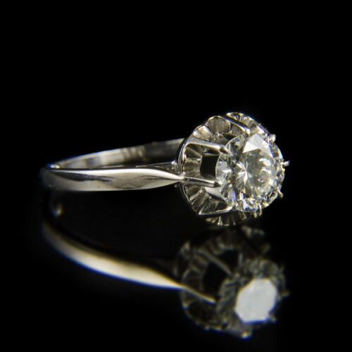 Eljegyzési gyűrű gyémánt kővel (1.75 ct)