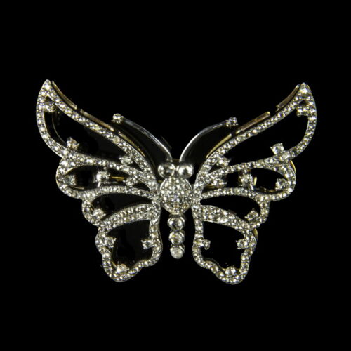 Diamond butterfly brooch
