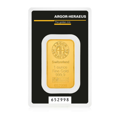 Argor-Heraeus 1 oz gold bar