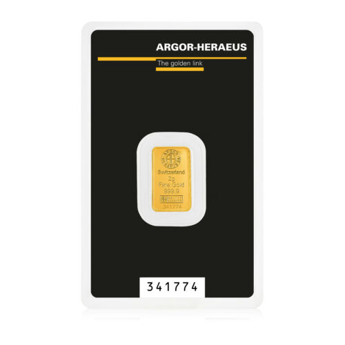 Argor-Heraeus 2g Gold Bar