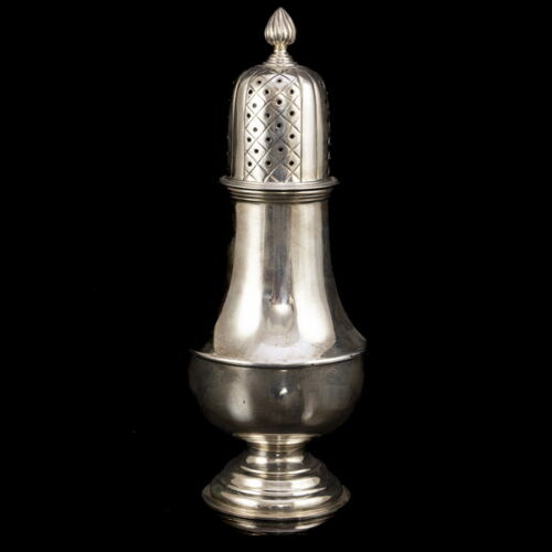 Angol ezüst cukorszóró (London 1904) Wilham Hutton and Sons