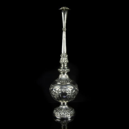 Silver rosewater sprinkler