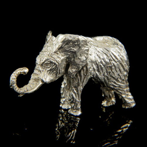 Mini ezüst Mammut figura