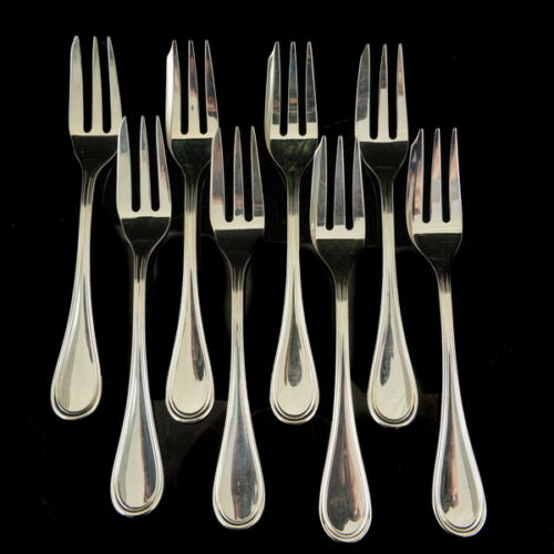 Silver cake fork set (6 people)