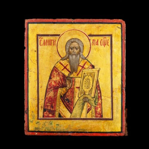 Icon depicting an Orthodox saint