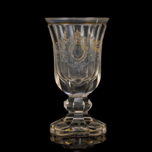 Biedermeier footed glass