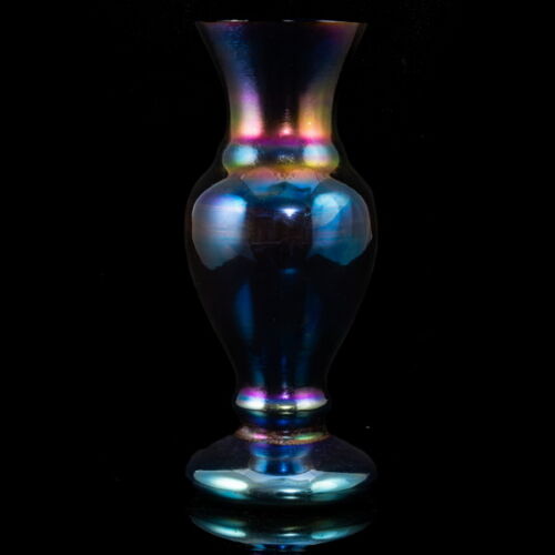 Jónás Bálint irizáló üveg váza (1999)