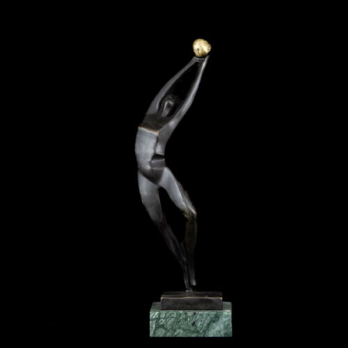 A.Gory jelzéssel kortárs bronz figura  Röplabdázó