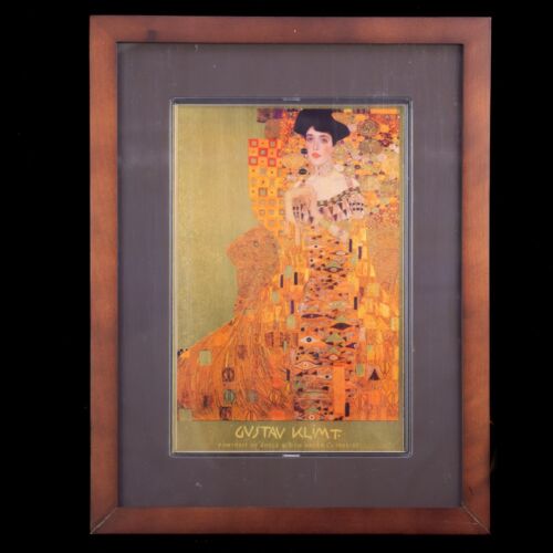 Gustav Klimt: Adele portréja  aranylemezre (limitált példányban)