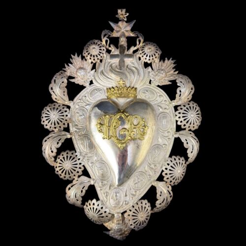 Votív lángnyelvvel és hatágú csillaggal (PGR- Per Grazia Ricevuta)