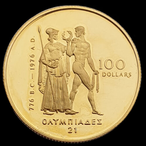 100 Dollar 1976 Canada Half Ounce Gold Coin