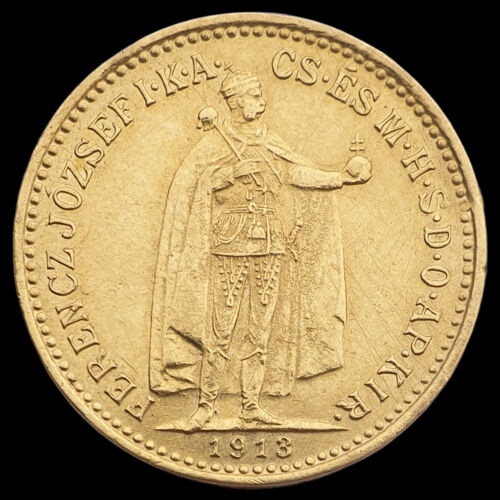 10 Korona 1913 KB Ferenc József