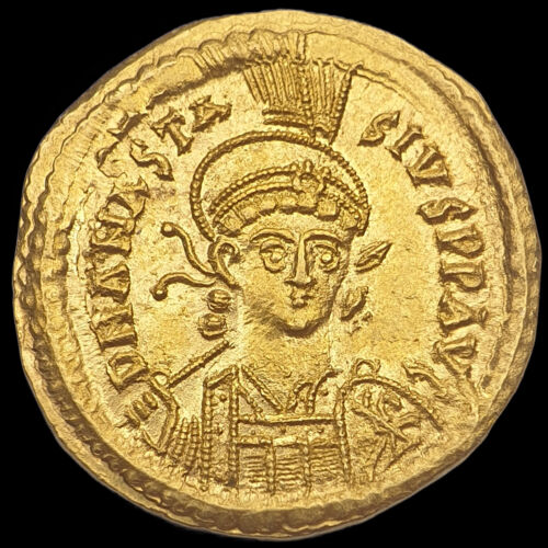 Anastasius bizánci császár arany solidus