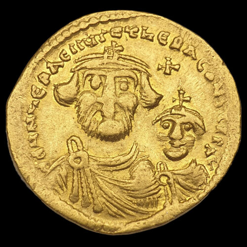 Heraclius és Heraclius Constantine (Kr.u. 610-641) - Bizánci arany solidus
