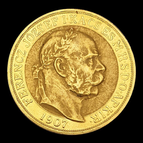 Ferenc József 100 Korona 1907 KB A Koronázás 40. évfordulójára
