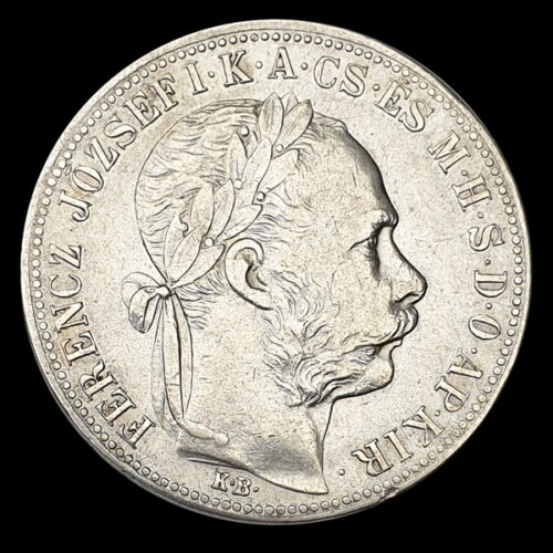 Franz Joseph silver 1 Forint 1884 KB