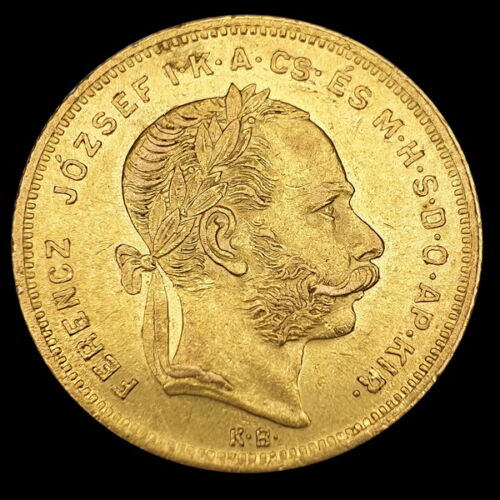 8 Forint 20 Frank 1875 KB Ferenc József