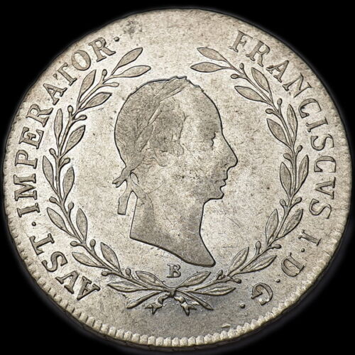 20 Kreuzer 1830 B Körmöcbánya King Francis I of Hungary