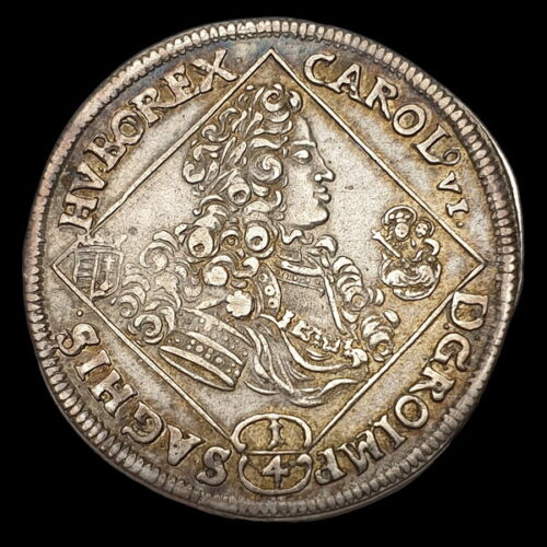 King Charles III of Hungary 1/4 thaler 1715 NB