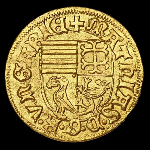 Hunyadi Mátyás magyar király aranyforint