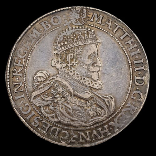 Matthias II silver thaler 1610 KB 