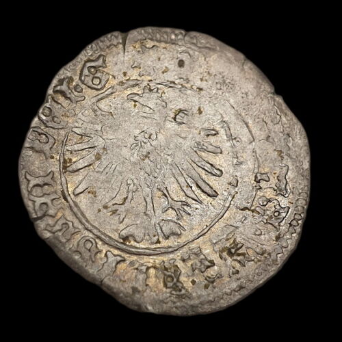 Wladyslaw III Hungarian king silver denarius