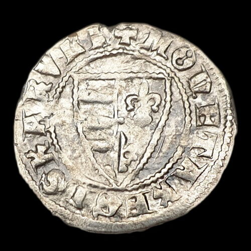 Charles I King of Hungary silver denarius