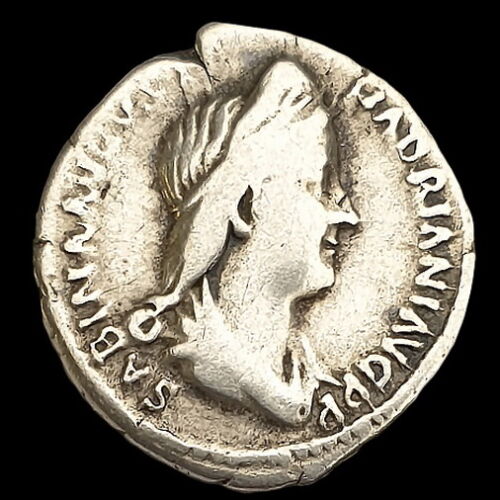 Sabina római császárné (Kr.u. 117-137) ezüst denár - CONCORDIA AVG