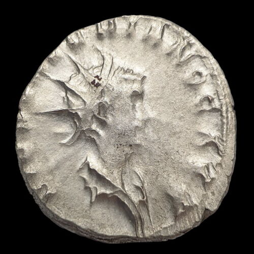 Valerian II Roman emperor (A. D. 256-258) silver antoninianus