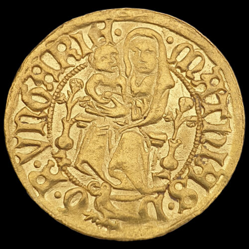 Hunyadi Mátyás magyar király (1458-1490) aranyforint K-P