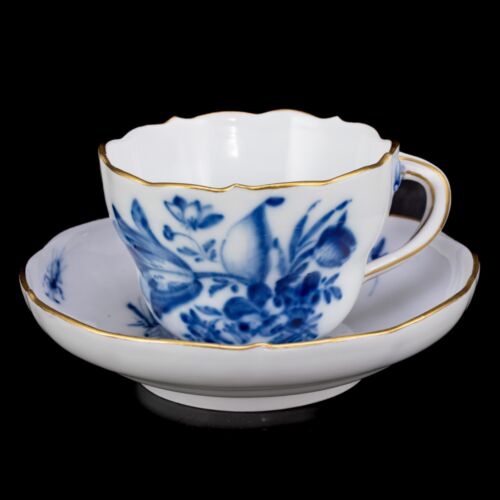 Meisseni kávéscsésze és alj