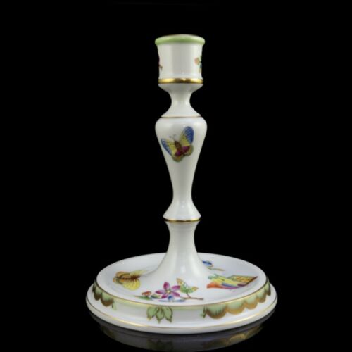 Herend VBO Victoria-patterned table candlestick