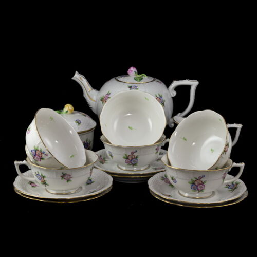 Herend ETON-patterned tea set for 6 people