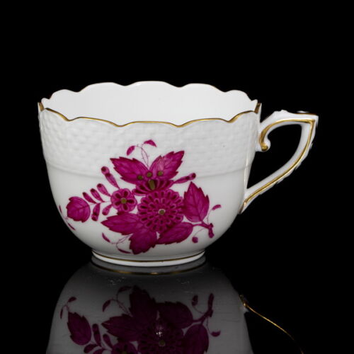 Pink Apponyi dekorral festett Herendi kávéscsésze (alj nélkül!)