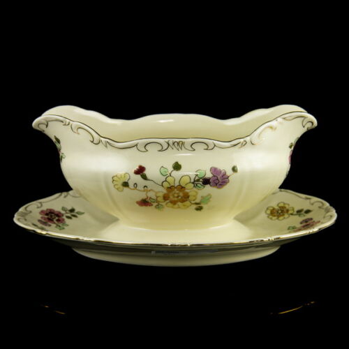 Zsolnay butterfly-patterned sauce bowl