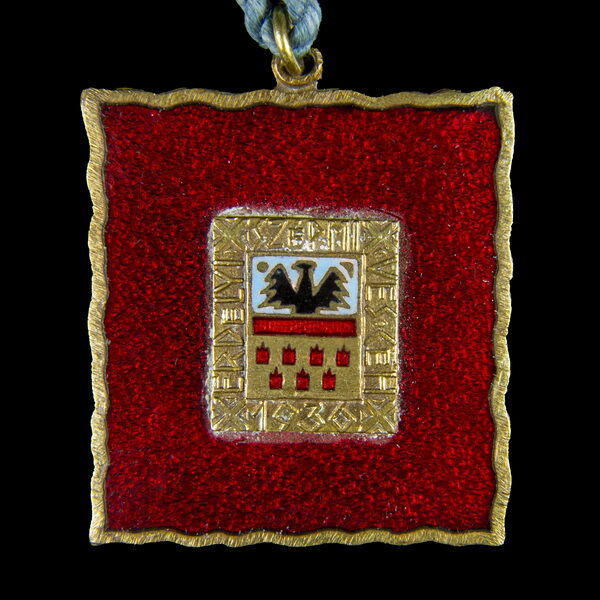 Erdélyi Szépmíves Céh 1936 zománc medalion