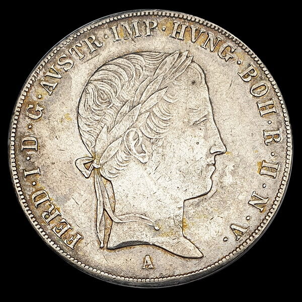 V. Ferdinánd ezüst tallér 1841 A 