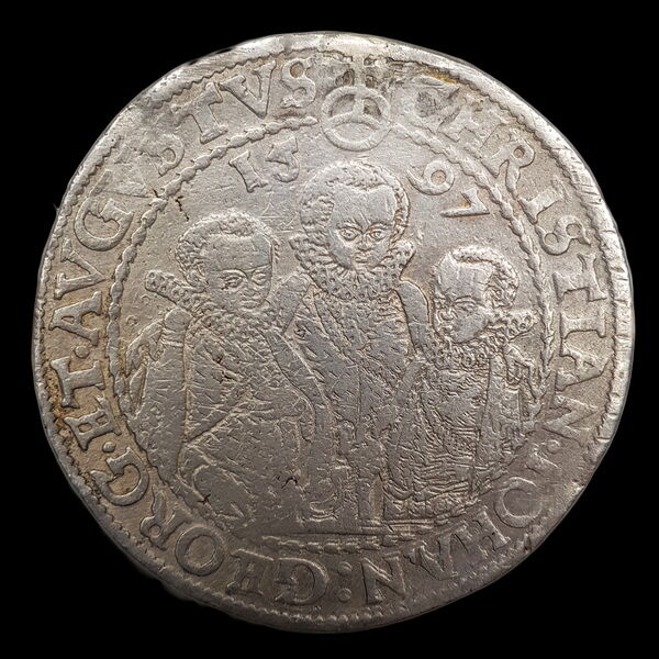 II. Keresztély ezüst tallér 1597