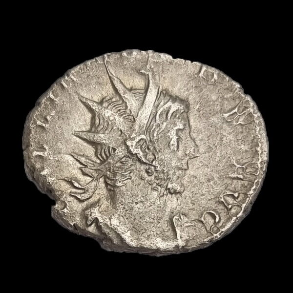 Gallienus római császár (Kr.u. 253-268) ezüst antoninianus - DEO MARTI