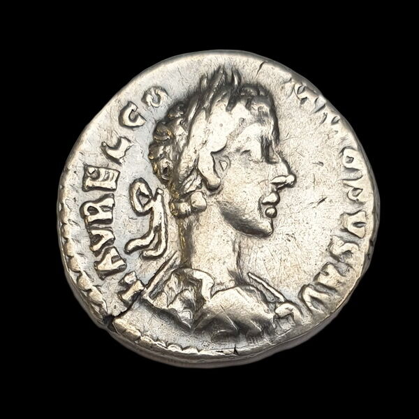 Commodus római császár (Kr.u. 180-192) ezüst denár - TR P V IMP III COS II P P