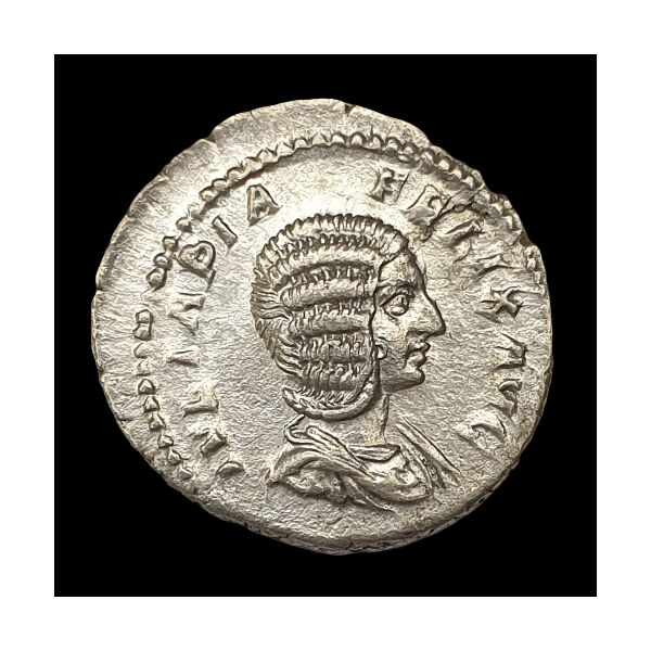 Iulia Domna római császárné ezüst denár - VENVS GENETRIX